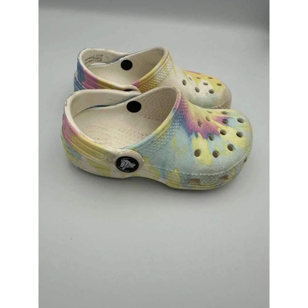 CROCS Classic Tie Dye Clogs Toddler C8